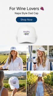 Napa Grape Dad Cap for Women by Laura Trevey, embroidered hat (view 7)