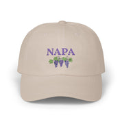 Napa Grape Dad Cap for Women by Laura Trevey, embroidered hat (view 4)