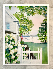 New England Hydrangea Giclee Print size 11x15