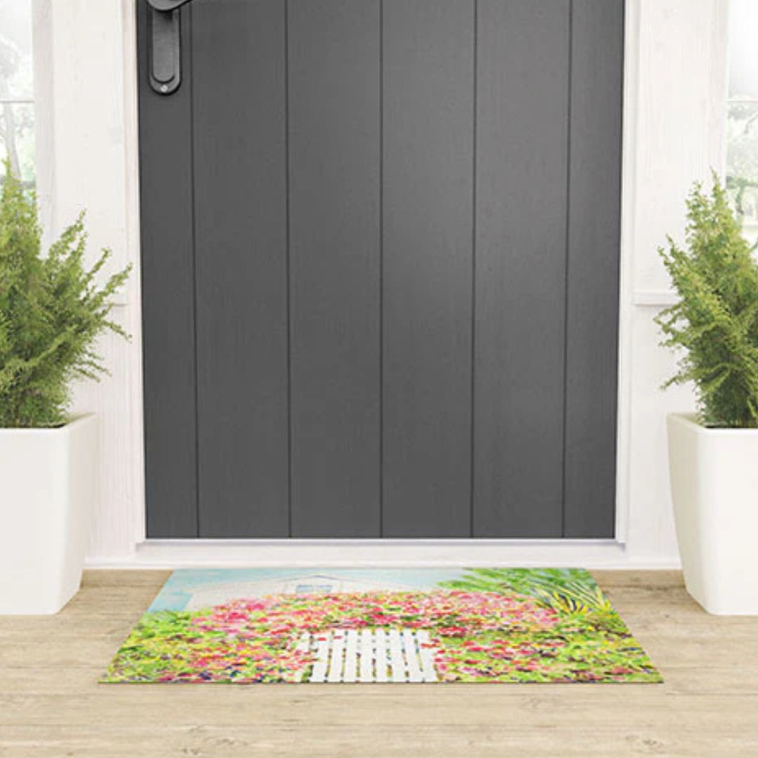 Palm Beach Welcome Mat - Laura Trevey Coastal Decor