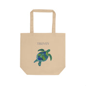Sea Turtle Watercolor Tote Bag by Laura Trevey