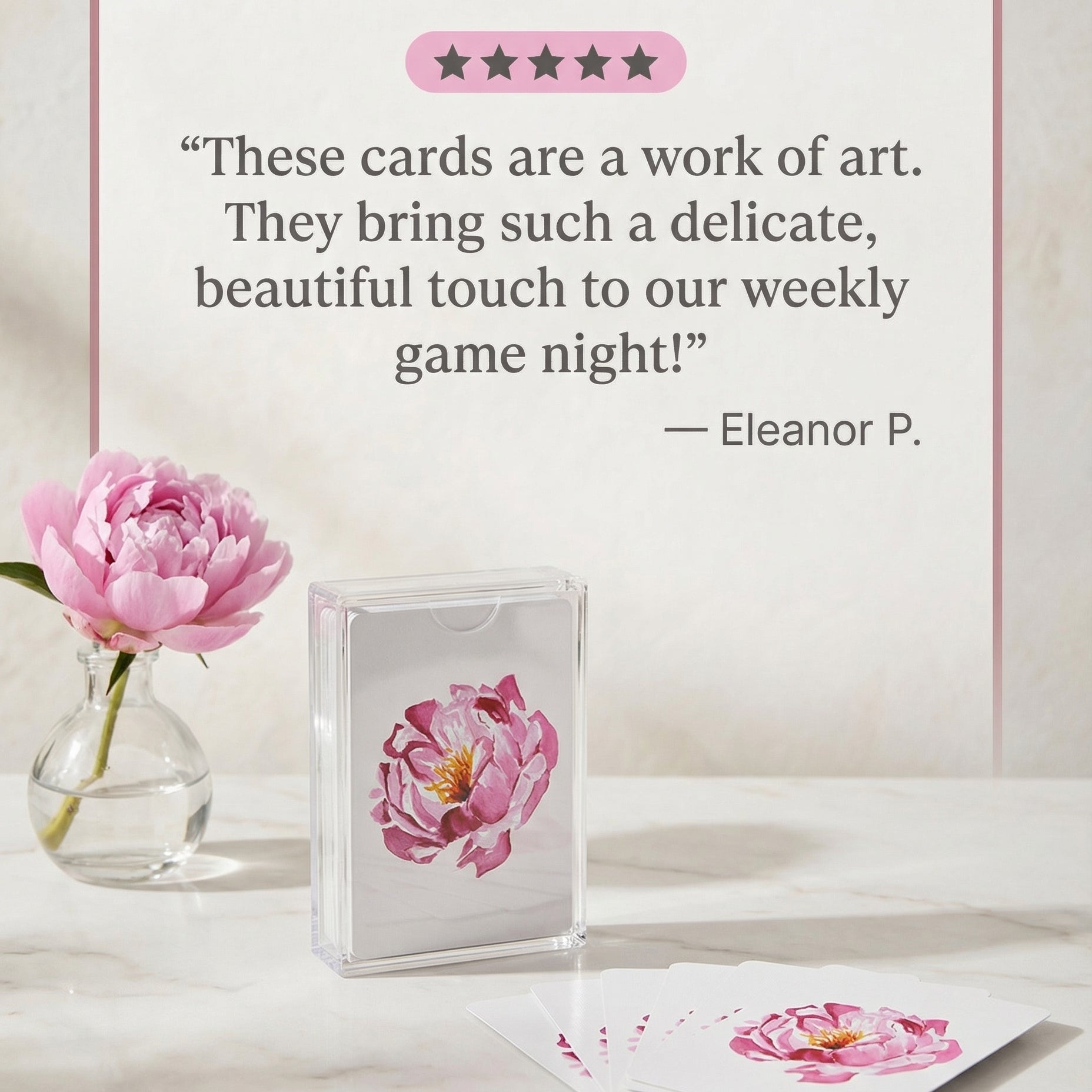 Floral Playing Cards by Laura Trevey (view 2)