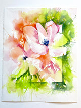 Positive Vibes 11x14 Watercolor
