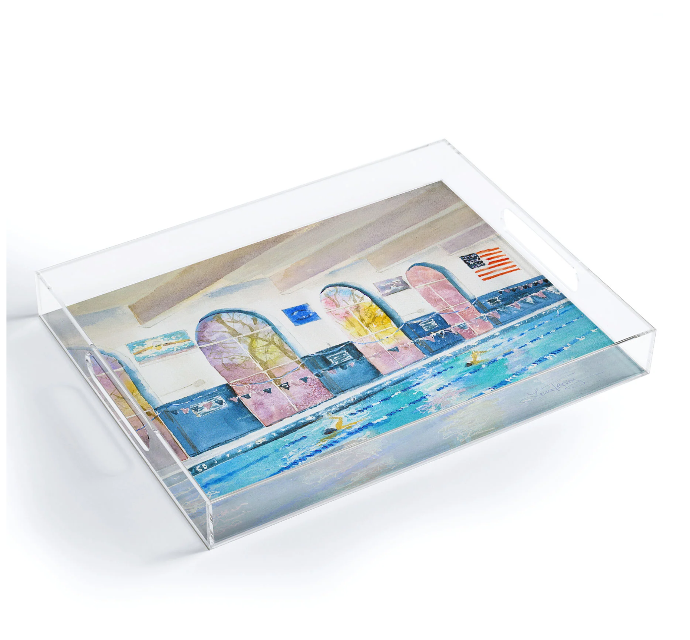 UMW Swimming Acrylic Tray