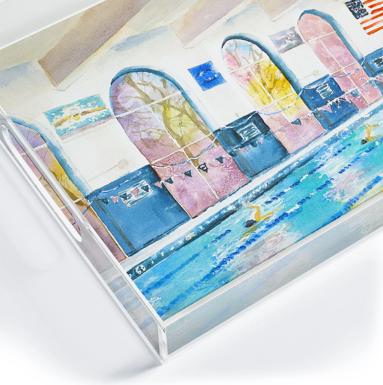 UMW Swimming Acrylic Tray