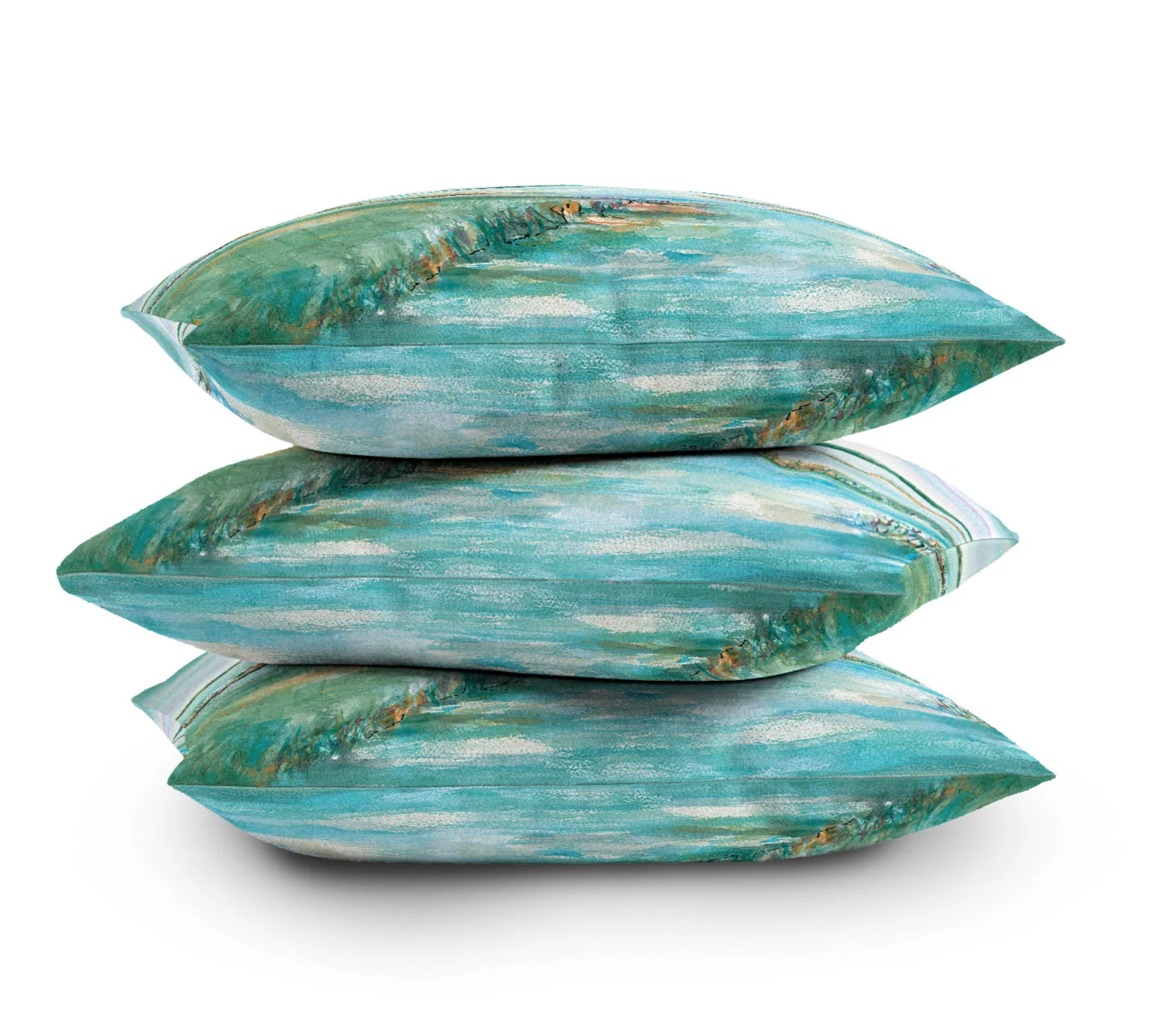 On The Marsh Outdoor Throw Pillow