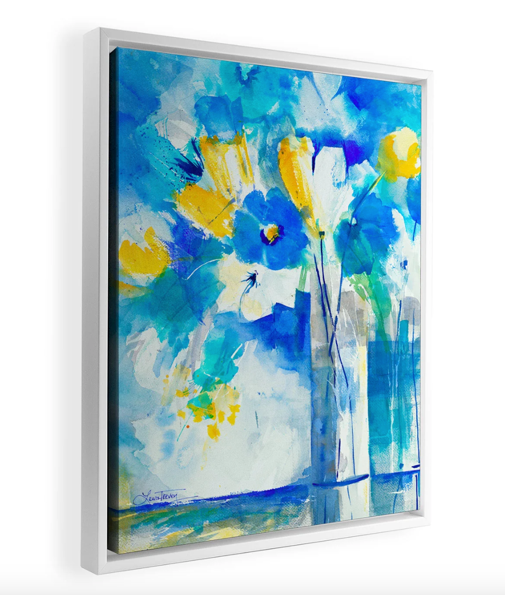 Mallorca Art Canvas Framed
