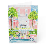 The Colony Hotel Greeting Card | Palm Beach Watercolor Folded Card