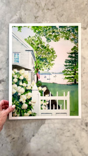 New England Hydrangea Giclee Print