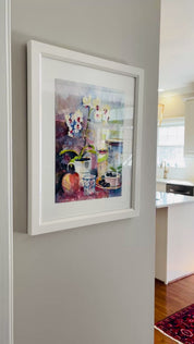 Orchid in a Tea Cup Giclee Print