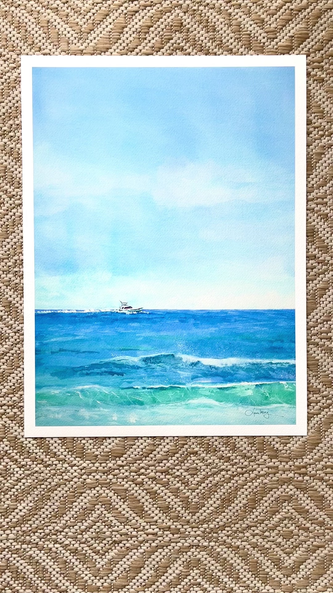 Go With The Flow Giclee Print