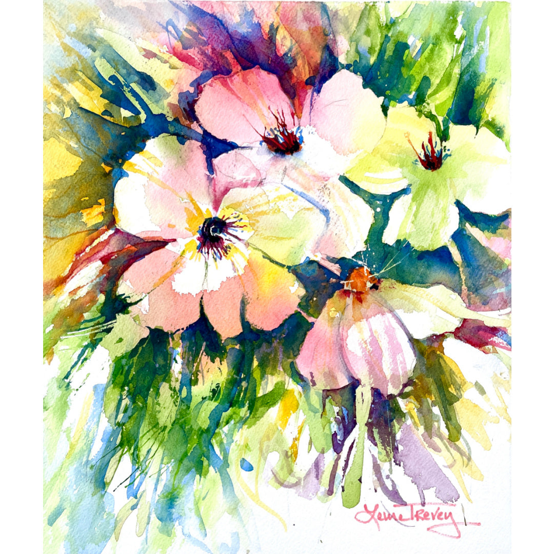 Best Day Ever Watercolor 10×12 by Laura Trevey