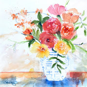 Brunch Watercolor 15x15 by Laura Trevey