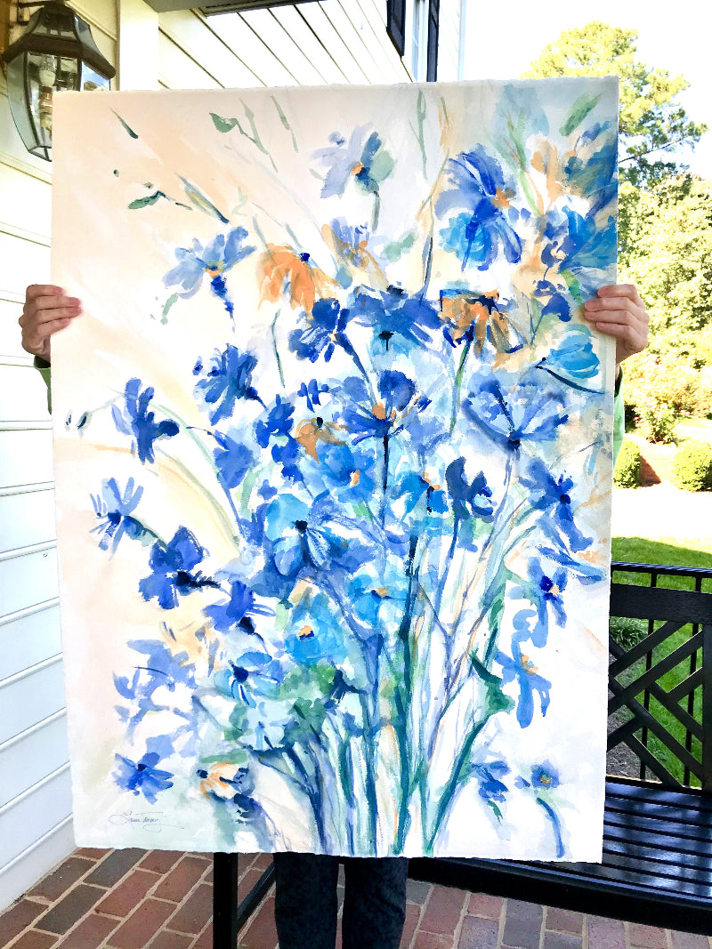 Cool Morning Walks Watercolor Painting