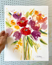 Full Bloom Giclee Print by Laura Trevey