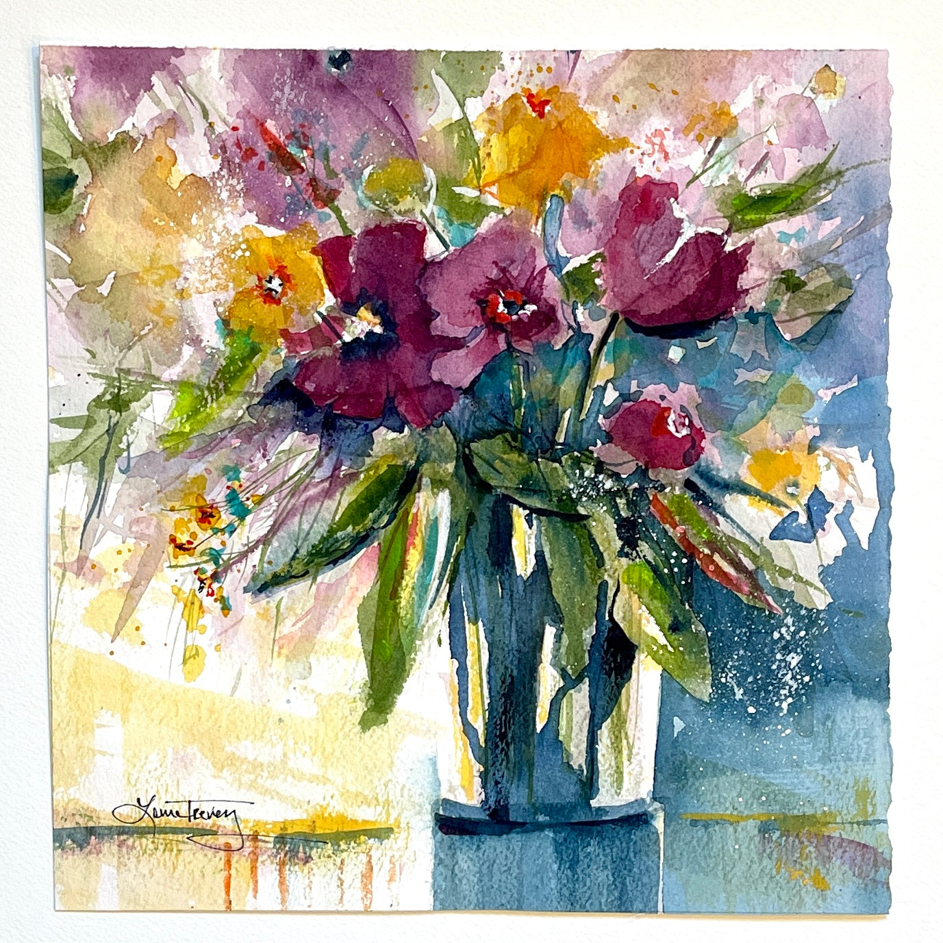 In Good Taste Watercolor 10x10 by Laura Trevey (view 3)
