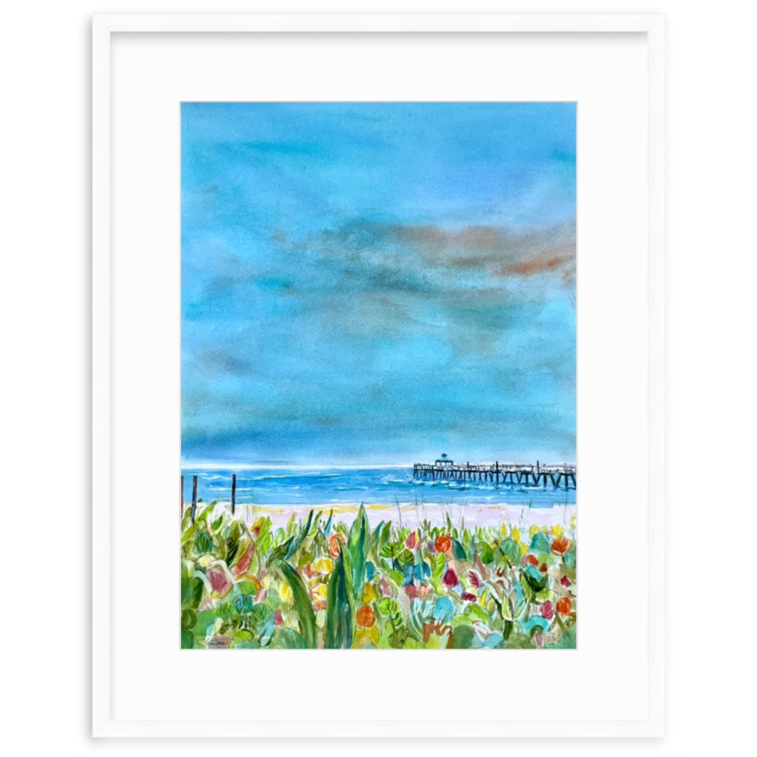 Deerfield Beach Watercolor 22x30
