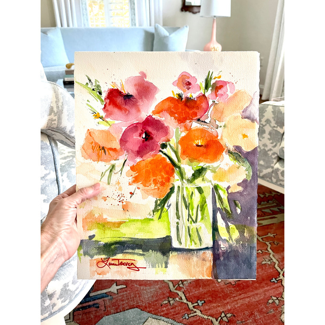 Let The Good Times Roll Watercolor 11x14 by Laura Trevey (view 4)
