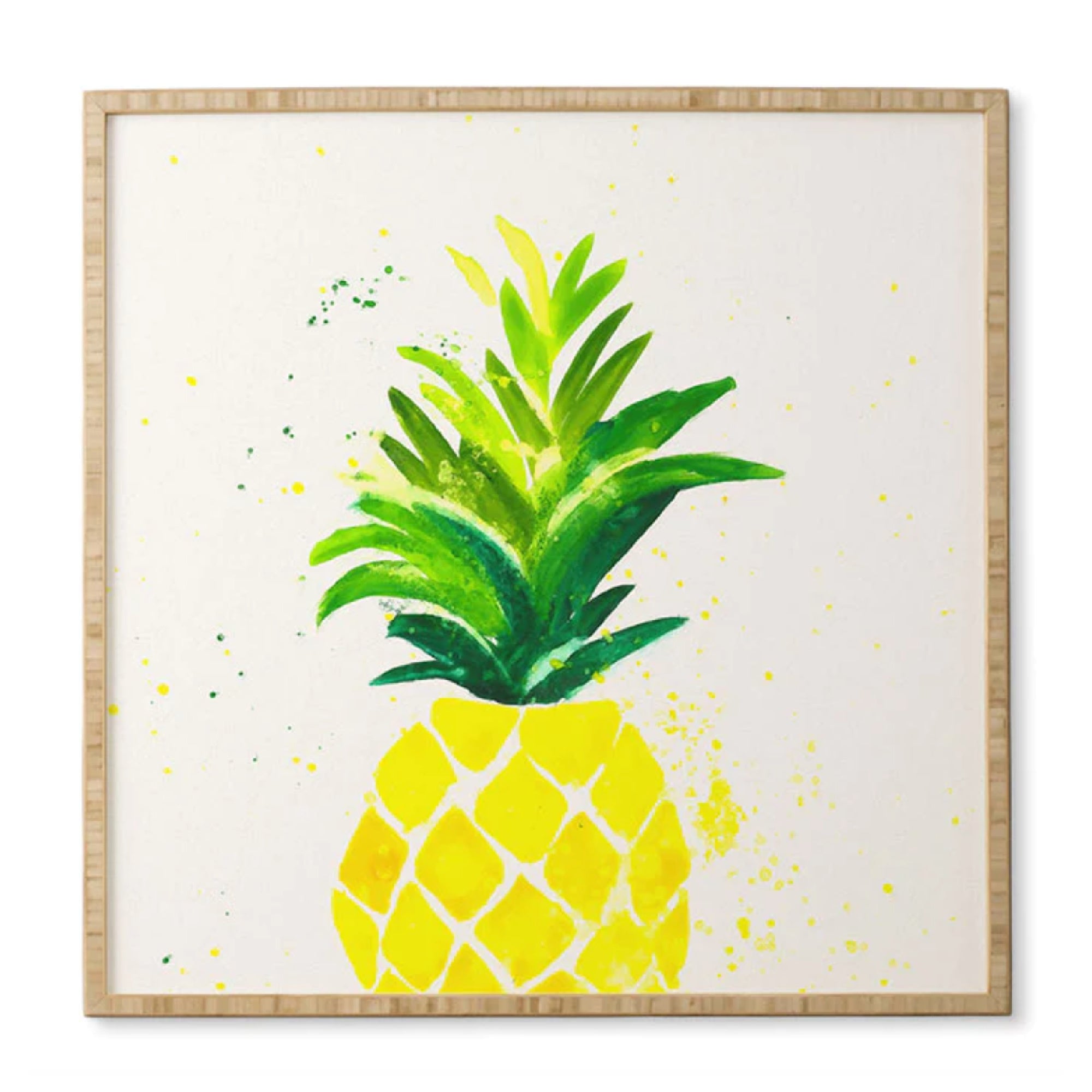 Pineapple Sunshine Framed Wall Art