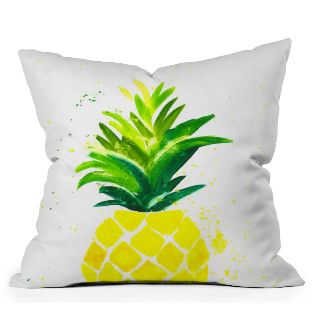 Pineapple Sunshine Throw Pillow