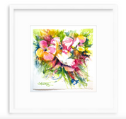 Summer Colors Watercolor 12×12 by Laura Trevey (view 4)