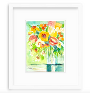 Fresh Cut Watercolor 11×15 by Laura Trevey (view 2)