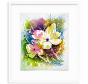 Grateful Watercolor 10×12 by Laura Trevey (view 2)