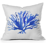 Sea Coral Outdoor Throw Pillow