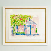 Ta-Boo Restaurant Watercolor Print by Laura Trevey (view 3)