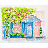 Ta-Boo Restaurant Watercolor 16x20
