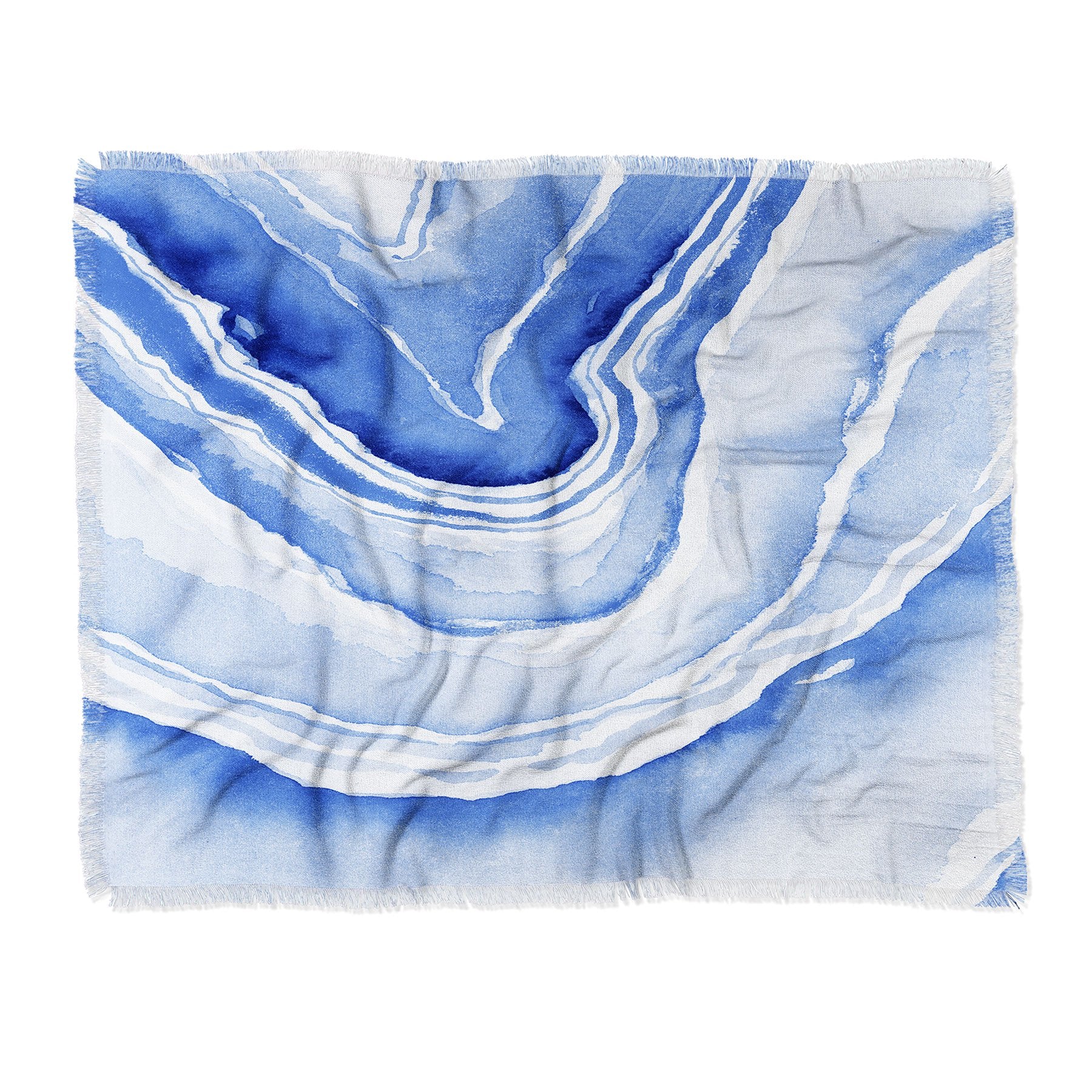 Blue Lace Agate Throw Blanket