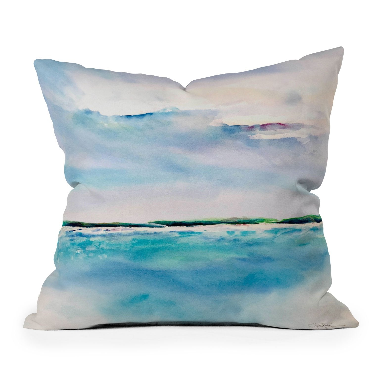 Changing Tide Outdoor Throw Pillow