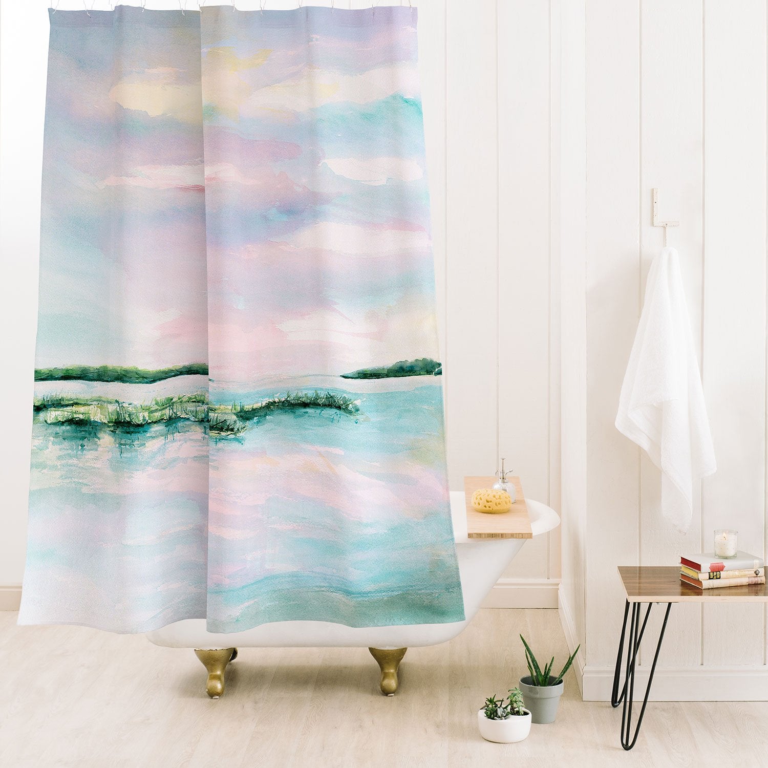 Cotton Candy Skies Shower Curtain