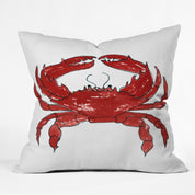 Coastal Outdoor Crab Pillows