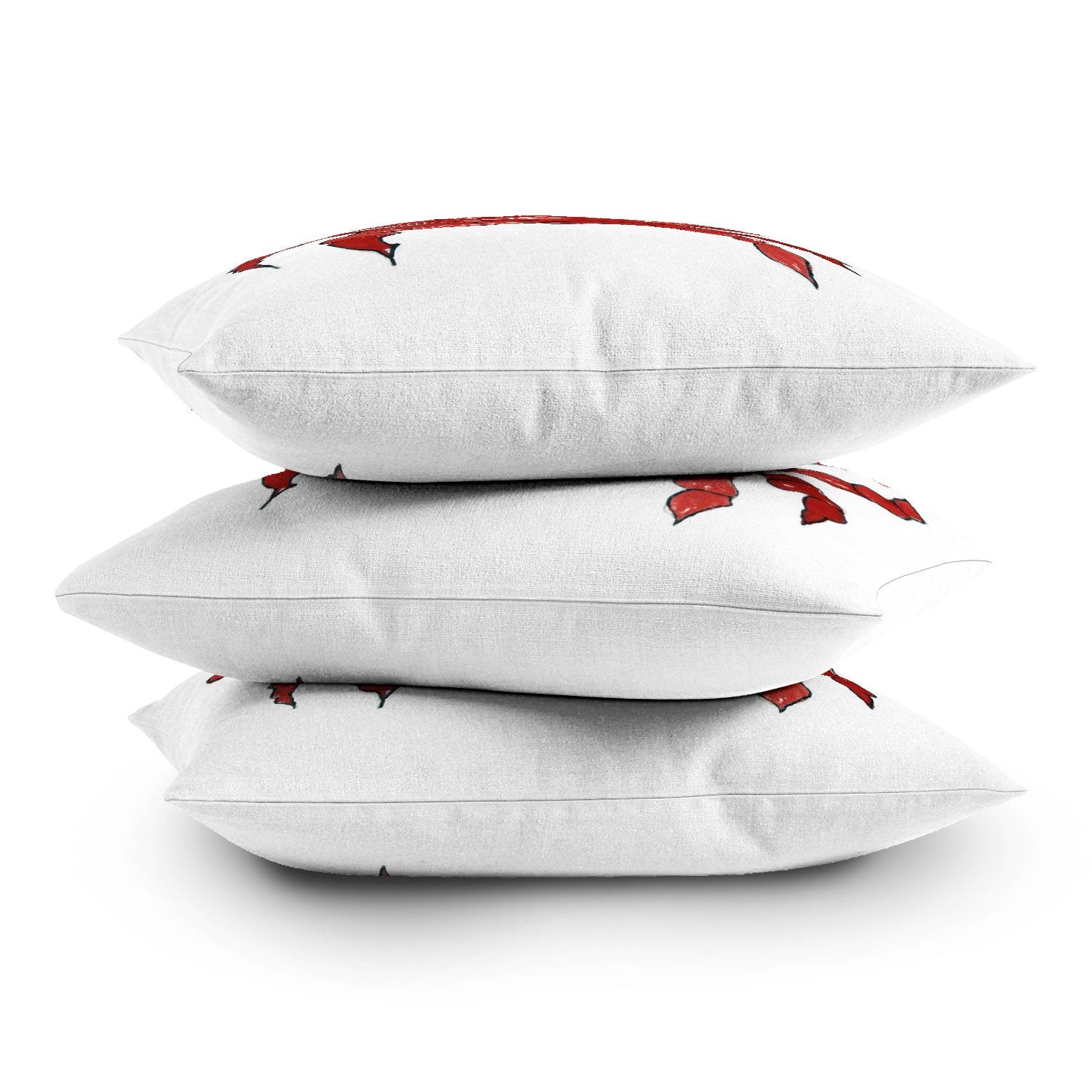 Red Crab Outdoor Throw Pillow