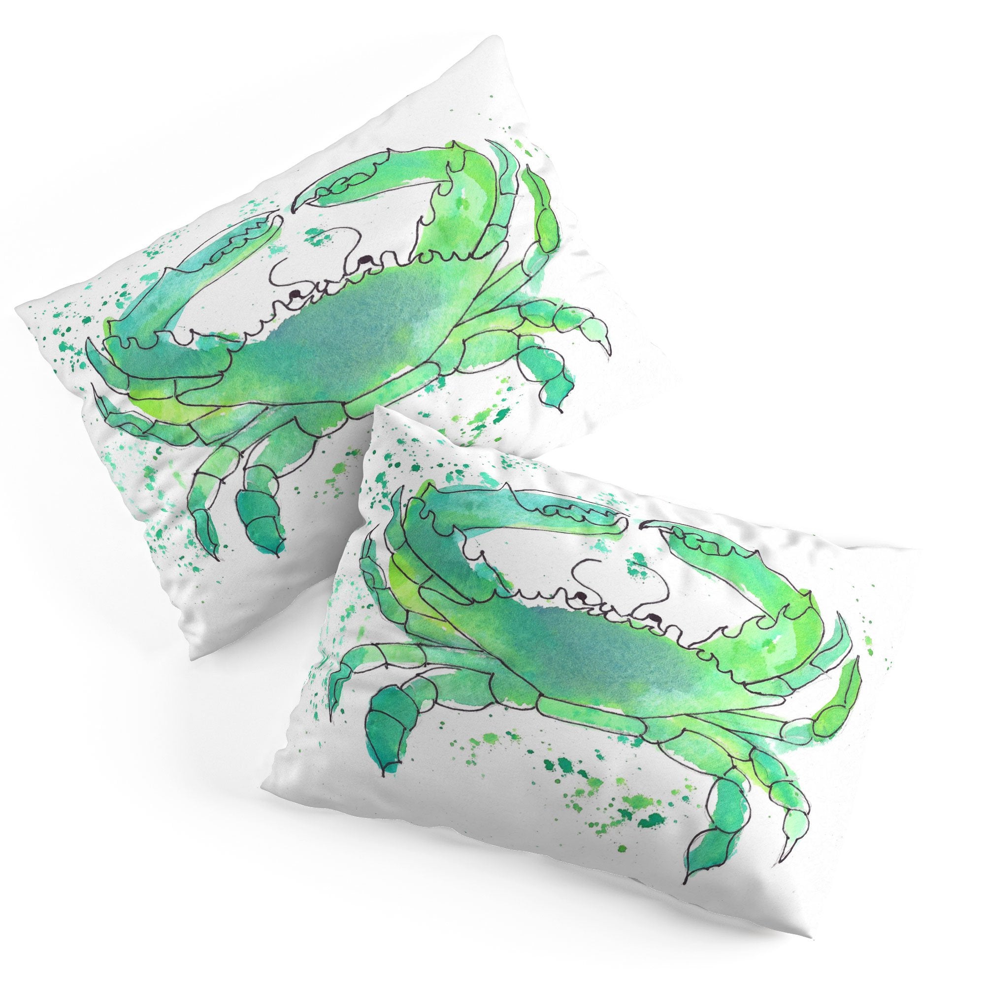 Seafoam green outlet pillow shams